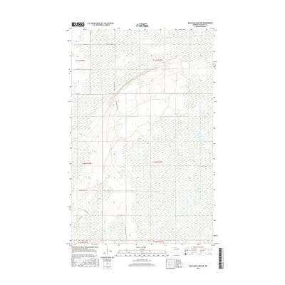 2016 Map of Mulligan Lake NW, 2016 Print