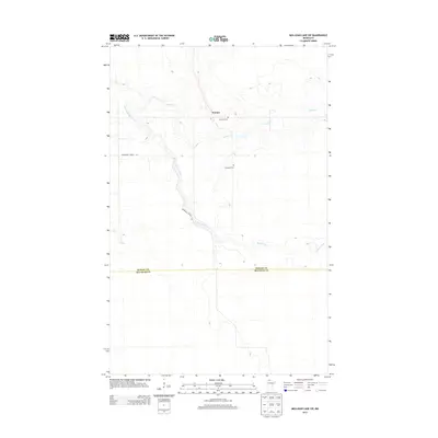 2013 Map of Mulligan Lake SW, 2013 Print