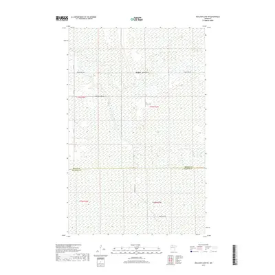 2019 Map of Mulligan Lake SW, 2019 Print