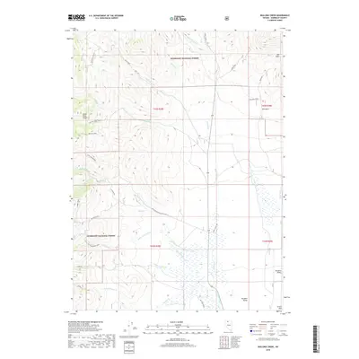 2018 Map of Mullinix Creek, 2018 Print