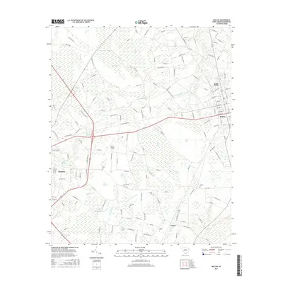 2017 Map of Mullins, 2017 Print