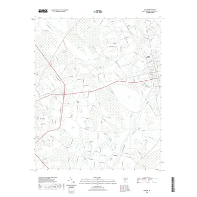 2020 Map of Mullins, 2020 Print