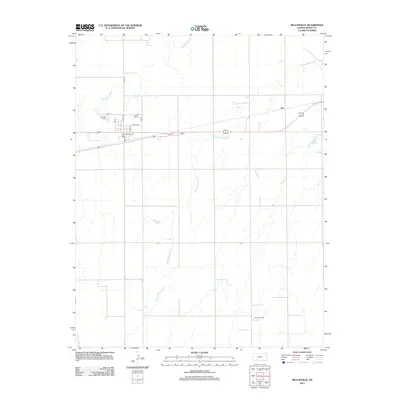2012 Map of Mullinville, 2012 Print
