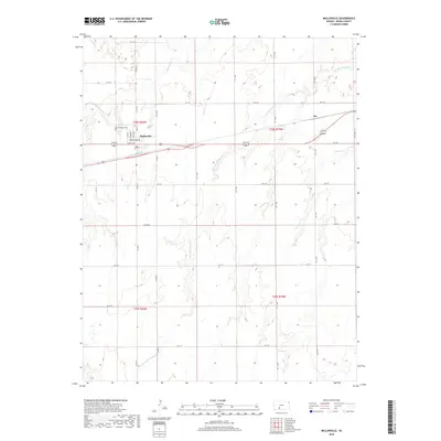 2018 Map of Mullinville, 2018 Print