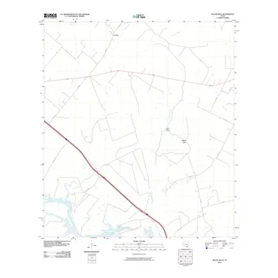 2010 Map of Mulos Hills, 2010 Print