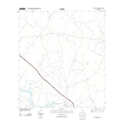 2013 Map of Mulos Hills, 2013 Print