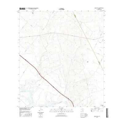 2016 Map of Mulos Hills, 2016 Print