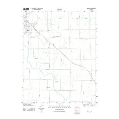 2012 Map of Mulvane, 2012 Print