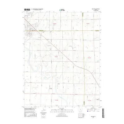 2015 Map of Mulvane, 2015 Print