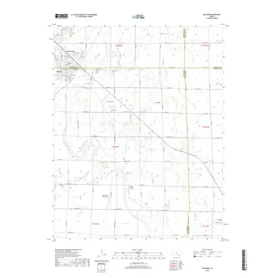 2018 Map of Mulvane, 2018 Print