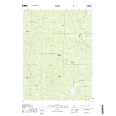 2018 Map of Mumbo Basin, 2018 Print