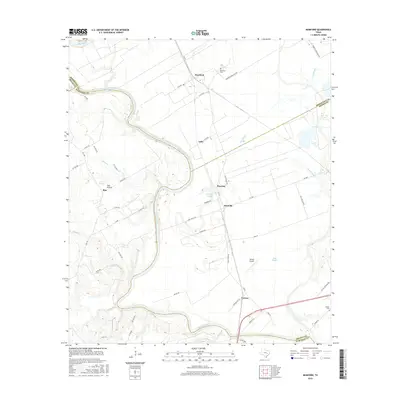2016 Map of Mumford, 2016 Print