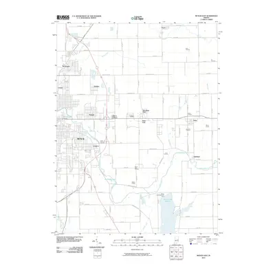 2010 Map of Muncie East, 2010 Print
