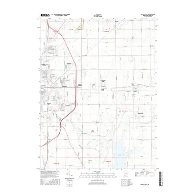 2016 Map of Muncie East, 2016 Print