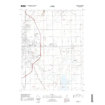 2019 Map of Muncie East, 2019 Print