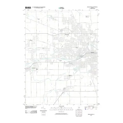 2010 Map of Muncie West, 2010 Print