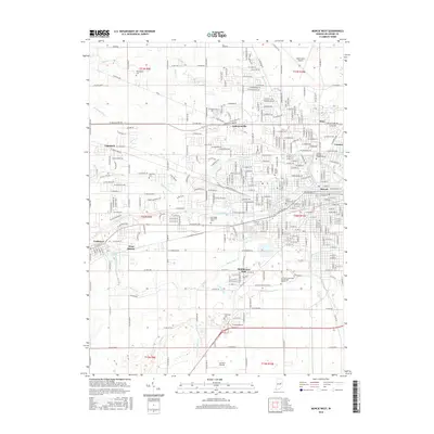2016 Map of Muncie West, 2016 Print