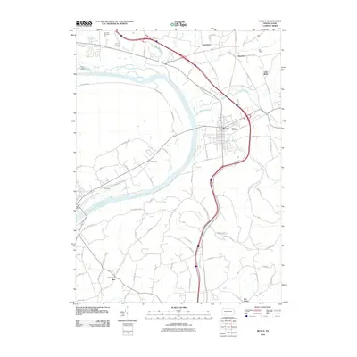 2010 Map of Muncy, 2010 Print