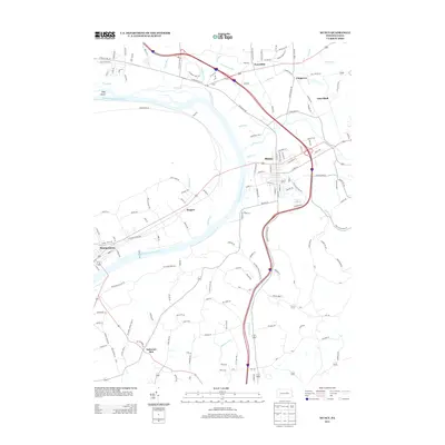 2013 Map of Muncy, 2013 Print
