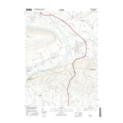 2016 Map of Muncy, 2016 Print