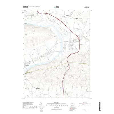 2019 Map of Muncy, 2019 Print