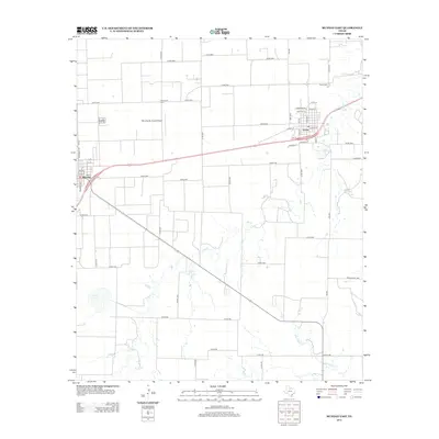 2012 Map of Munday East, 2012 Print