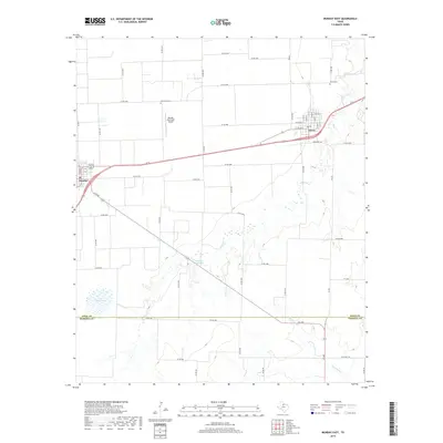 2019 Map of Munday East, 2019 Print
