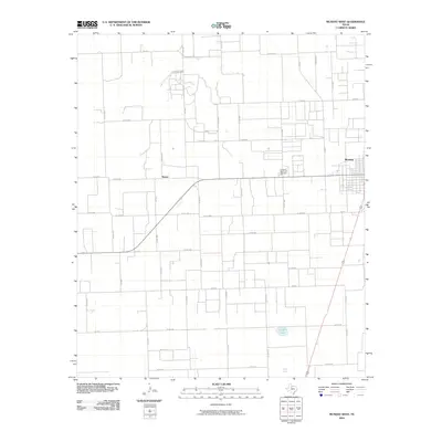 2010 Map of Munday West, 2010 Print