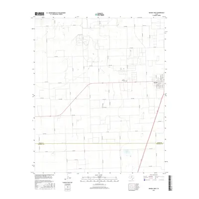 2016 Map of Munday West, 2016 Print