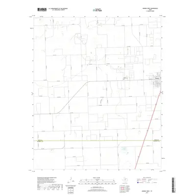 2019 Map of Munday West, 2019 Print