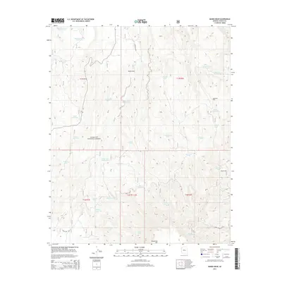2014 Map of Munds Draw, 2014 Print