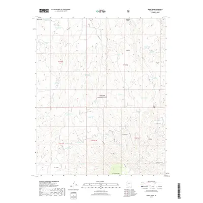 2018 Map of Munds Draw, 2018 Print