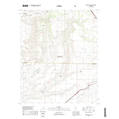 2018 Map of Munds Mountain, 2018 Print