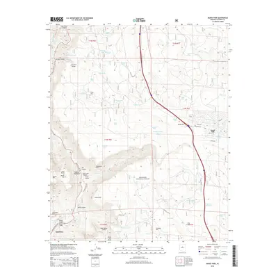 2014 Map of Munds Park, 2014 Print