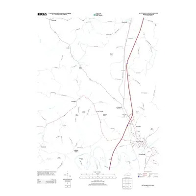2013 Map of Munfordville, 2013 Print