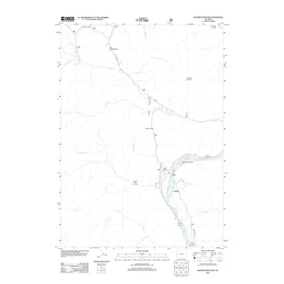 2012 Map of Munger Mountain, 2012 Print