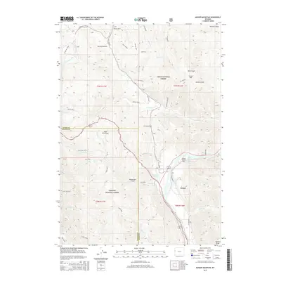 2015 Map of Munger Mountain, 2015 Print