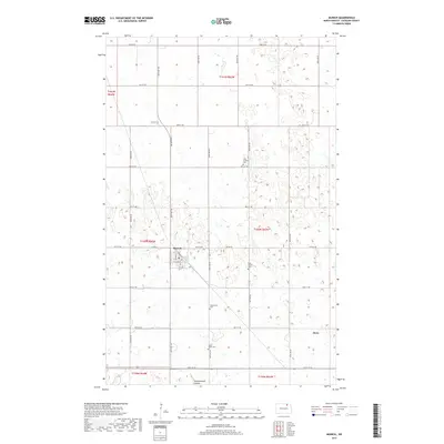 2017 Map of Munich, 2017 Print