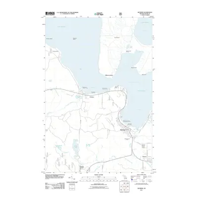 2011 Map of Munising, 2011 Print