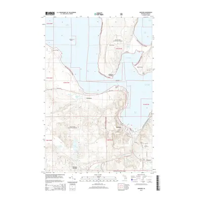 2014 Map of Munising, 2014 Print