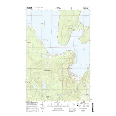 2017 Map of Munising, 2017 Print