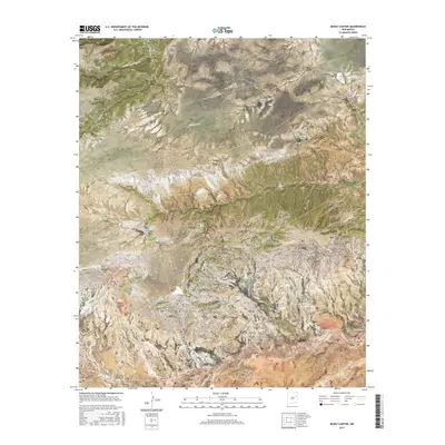 2017 Map of Muniz Canyon, 2017 Print