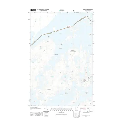 2013 Map of Munker Island, 2013 Print