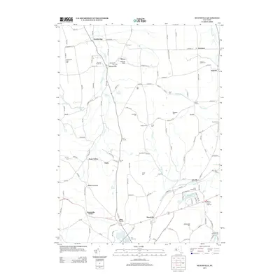 2013 Map of Munnsville, 2013 Print