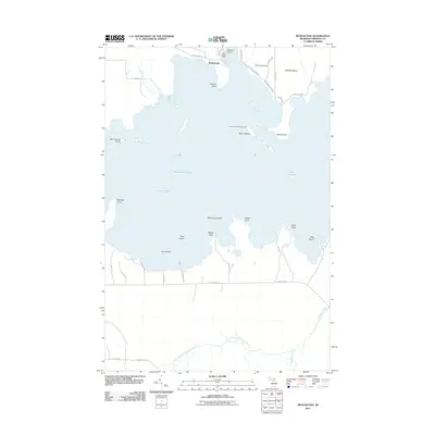 2011 Map of Munuscong, 2011 Print