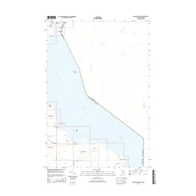 2014 Map of Munuscong NE, 2014 Print