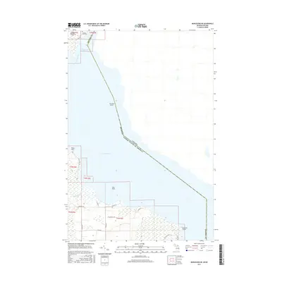 2017 Map of Munuscong NE, 2017 Print