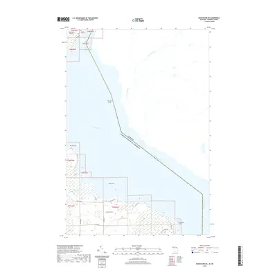 2019 Map of Munuscong NE, 2019 Print