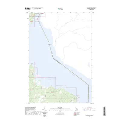 2023 Map of Munuscong NE, 2023 Print