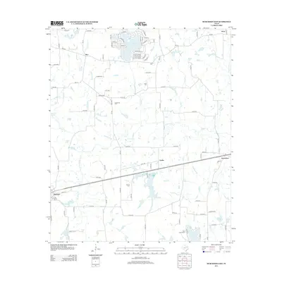 2013 Map of Murchison East, 2013 Print